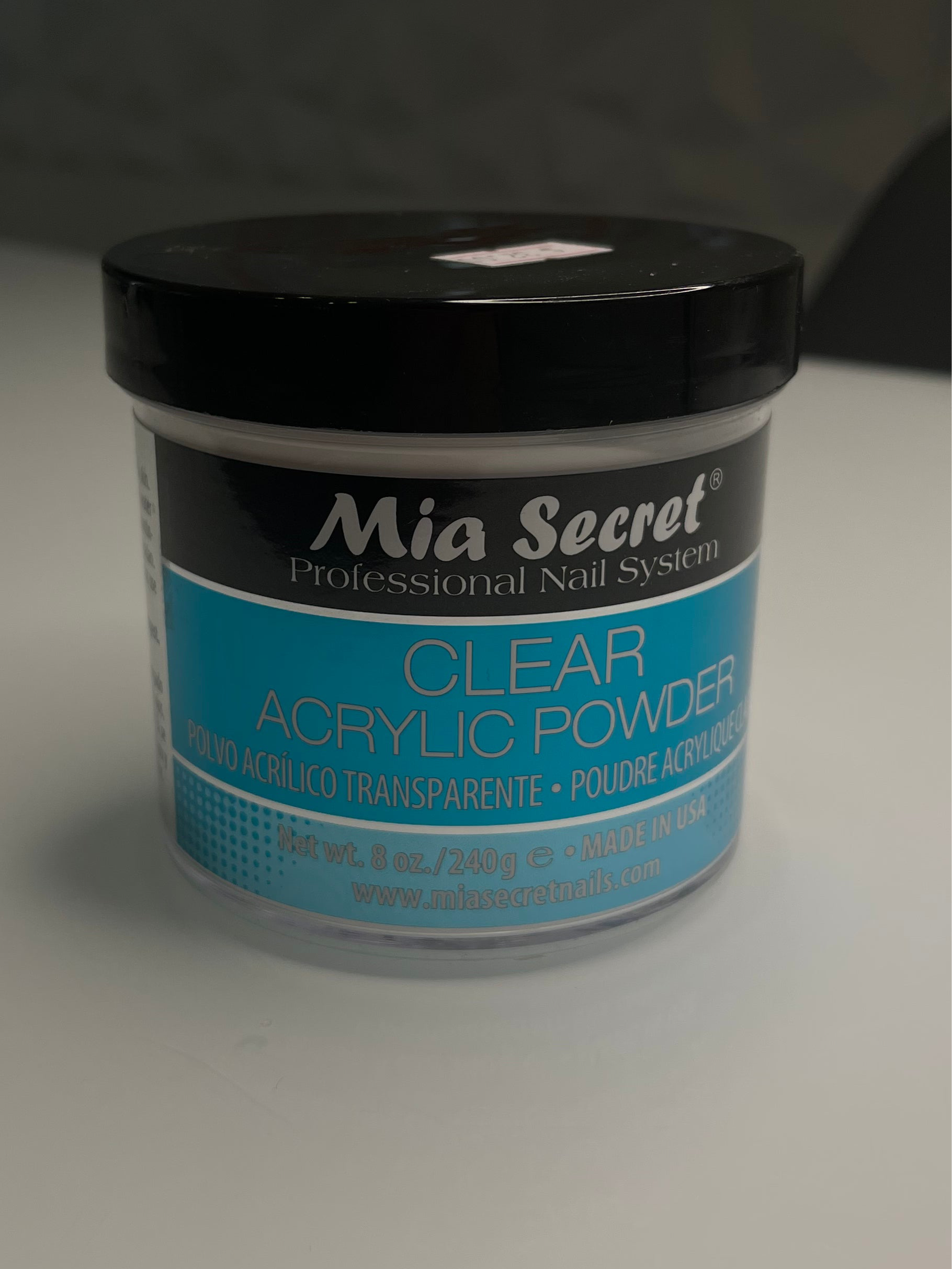 8oz Clear Mia Secret Acrylic