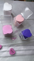 Heart shaped lint - free wipes