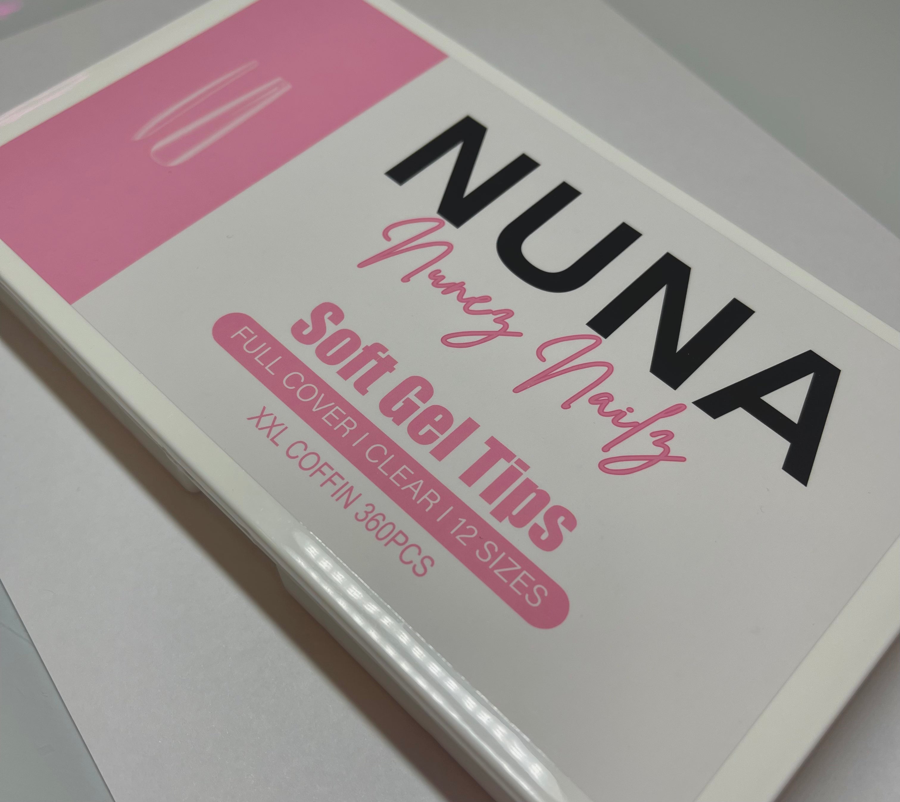 NUNA Soft Gel Tips Coffin XXL