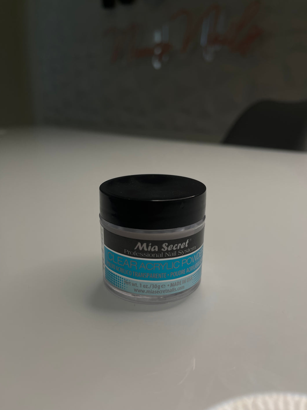 1oz Clear Mia Secret Acrylic