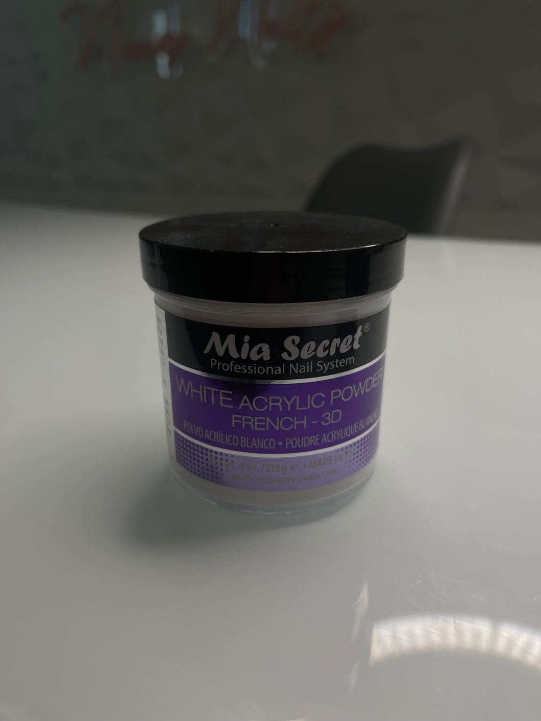 4oz White Mia Secret Acrylic