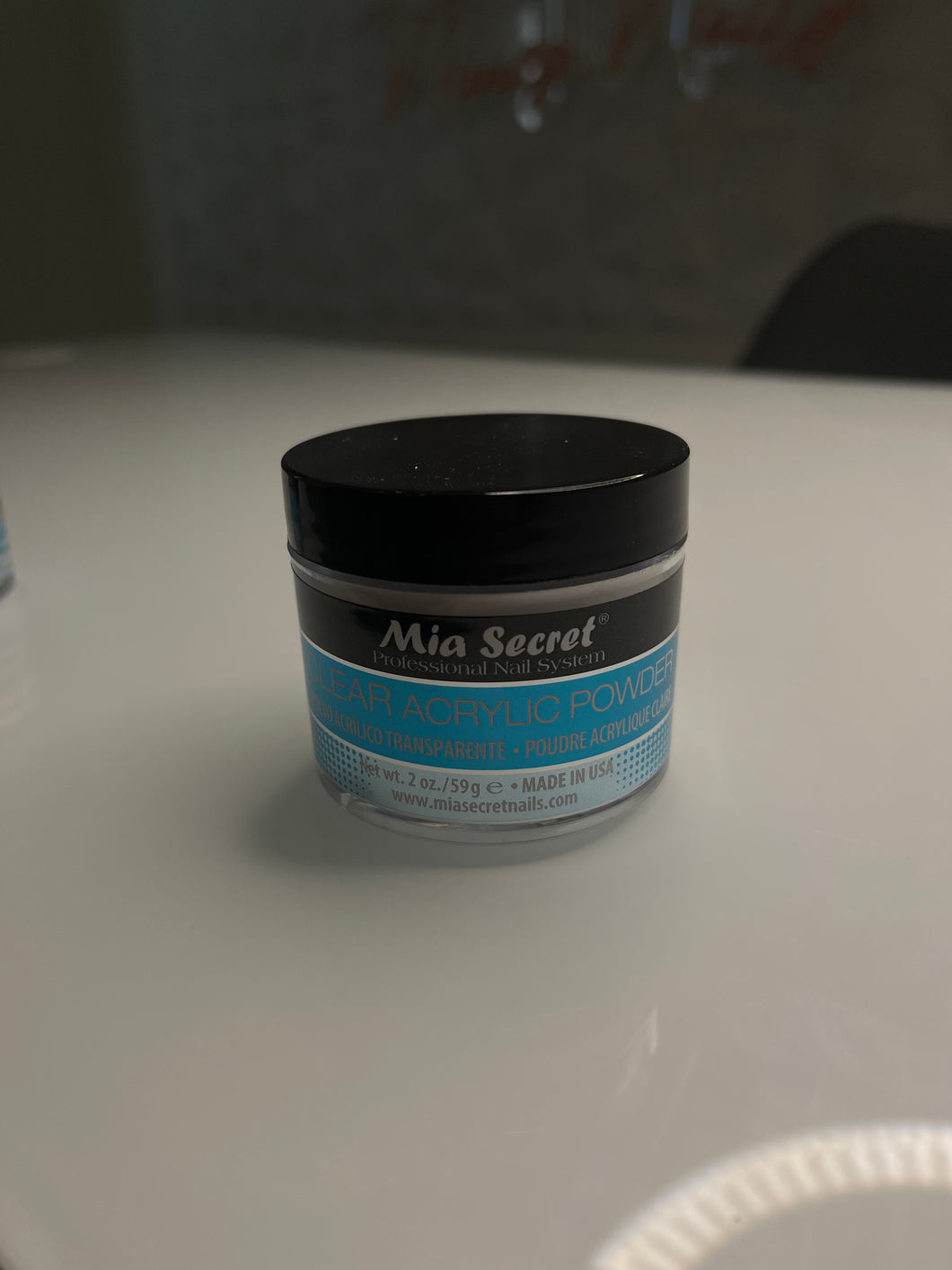 2oz Clear Mia Secret Acrylic