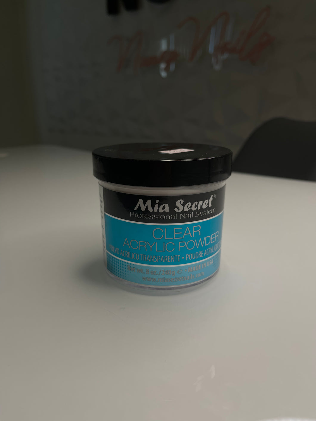 8oz Clear Mia Secret Acrylic