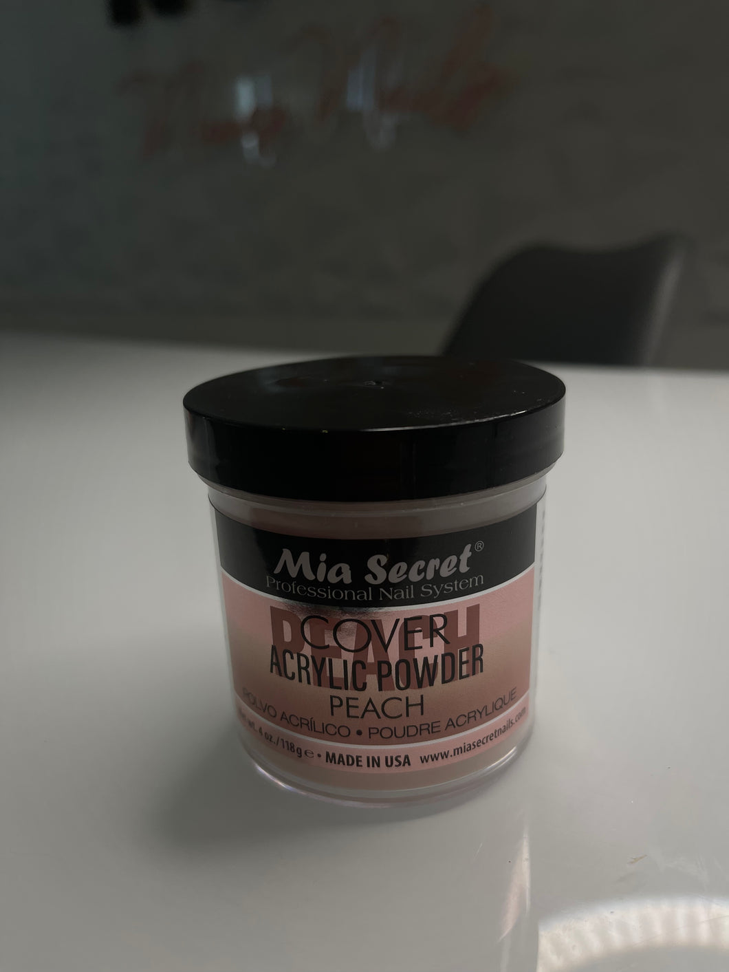 4oz Cover Peach Mia Secret Acrylic